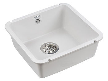 Кухонная мойка Paulmark UNTER PM204543-WH 46х44 цвет белый